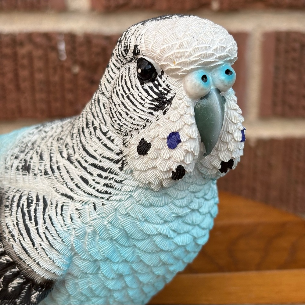 Birds Parrot Parakeet Realistic Colorful Animal Figurines Set of 2 - Picture 4 of 7